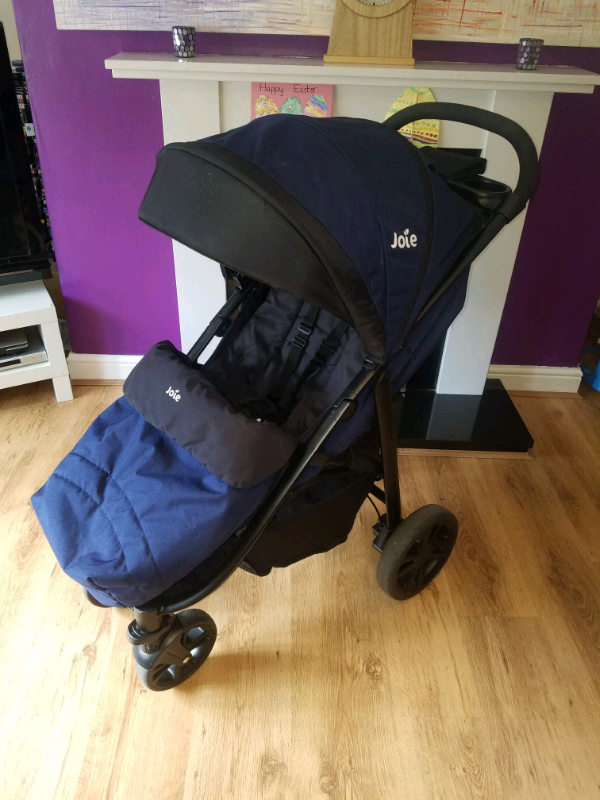 joie litetrax 4 pushchair navy blazer